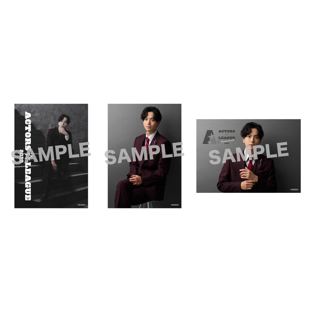 ACTORS☆LEAGUE 2025』黒羽プロデューサーブロマイド3枚セット