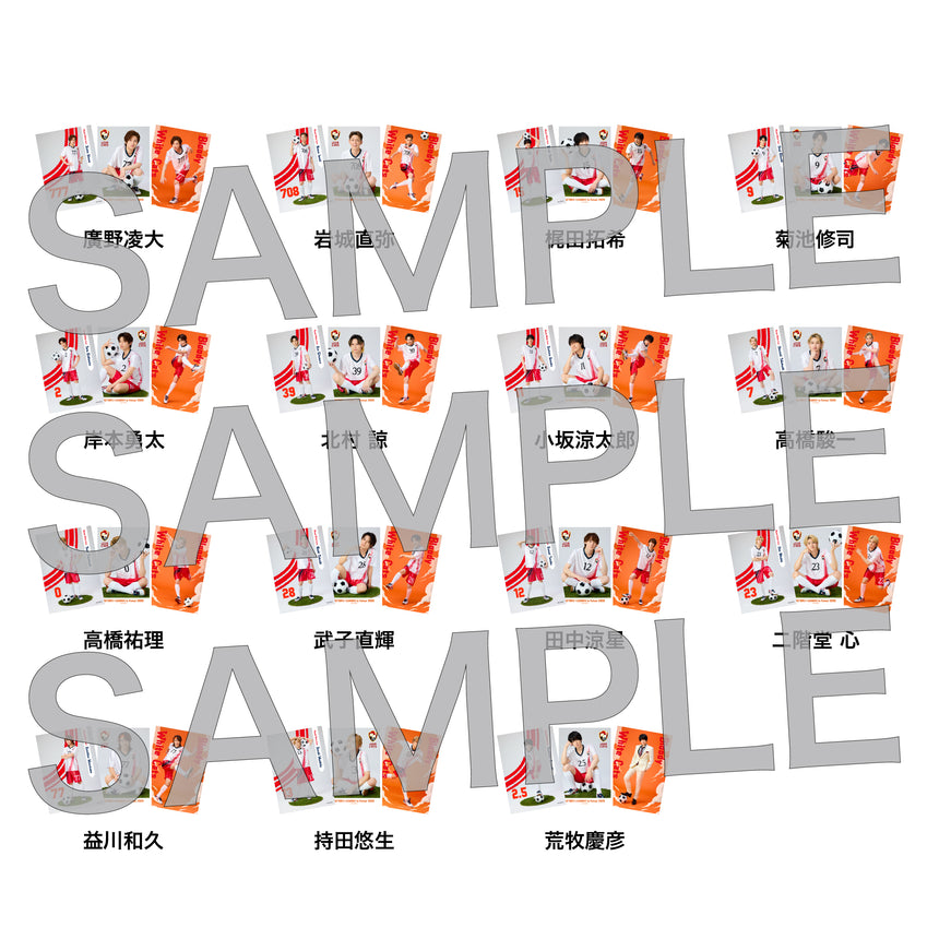 『ACTORS☆LEAGUE in Futsal 2025』ブロマイド3枚セット Bloody White Cats