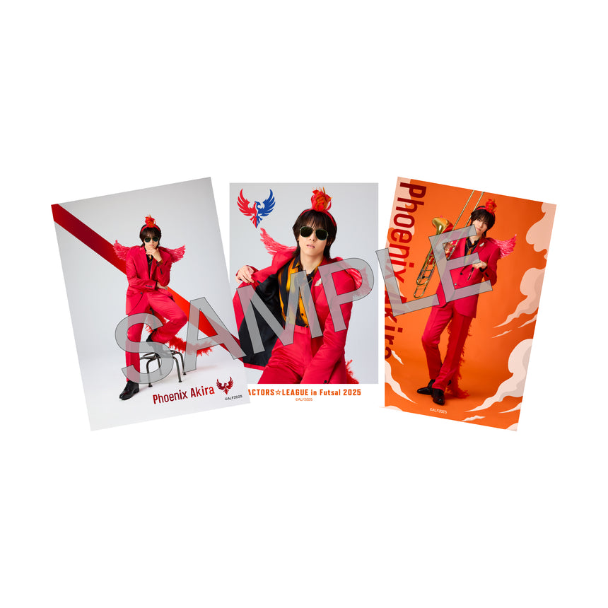 『ACTORS☆LEAGUE in Futsal 2025』ブロマイド3枚セット 選手以外