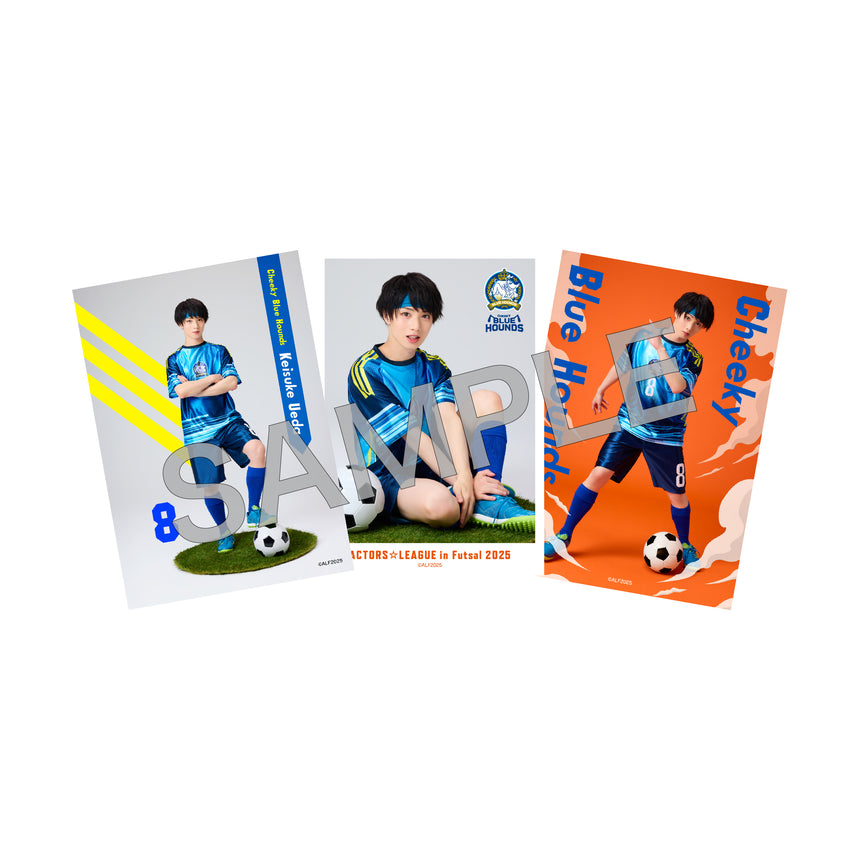 『ACTORS☆LEAGUE in Futsal 2025』ブロマイド3枚セット Cheeky Blue Hounds