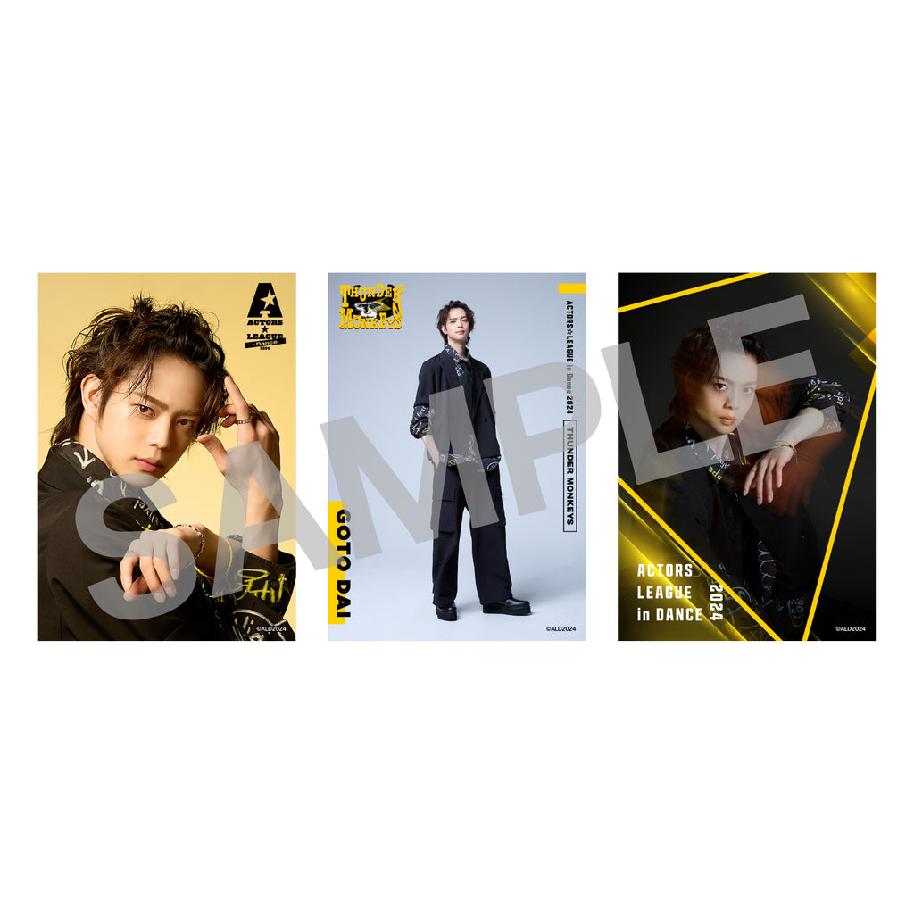 ブロマイド3枚セット THUNDER MONKEYS – ACTORS☆LEAGUE ONLINE STORE