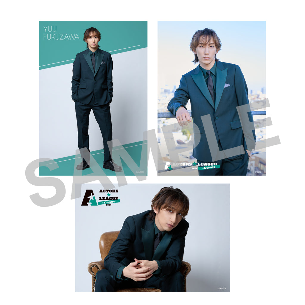 福澤プロデューサーブロマイド3枚セット – ACTORS☆LEAGUE ONLINE STORE