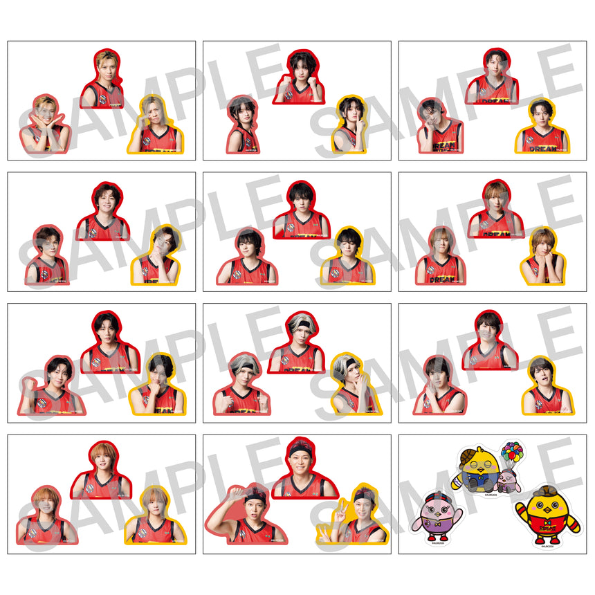 『ACTORS☆LEAGUE in Basketball 2026』ランダムぷくぷくシール