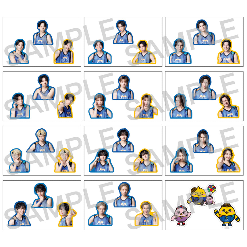 『ACTORS☆LEAGUE in Basketball 2026』ランダムぷくぷくシール