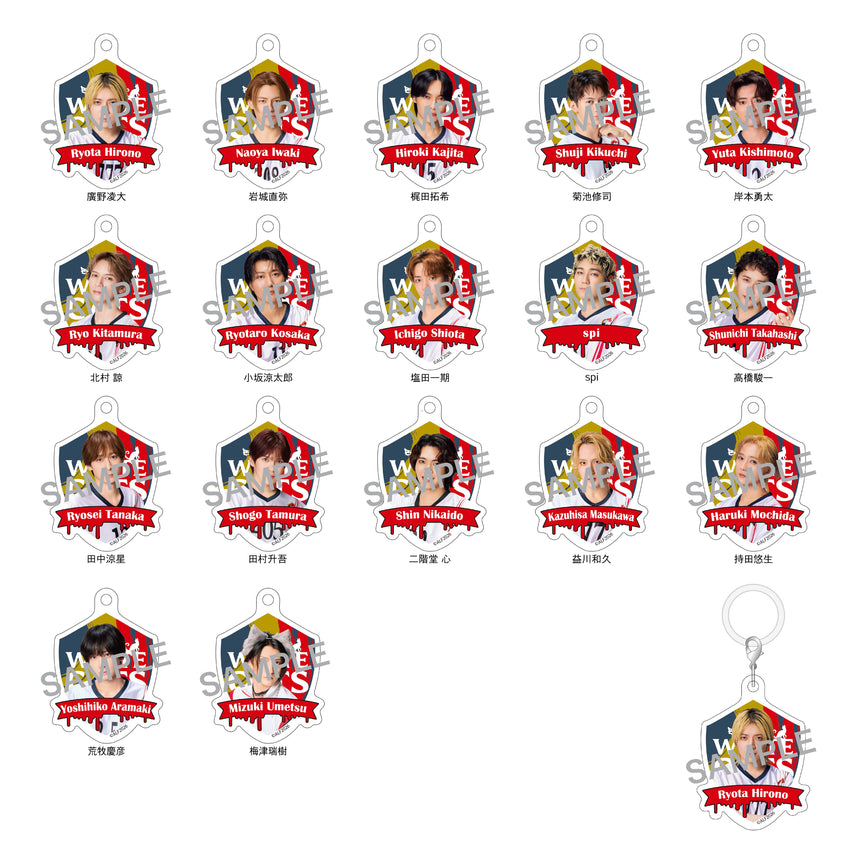 『ACTORS☆LEAGUE  in Futsal 2026』ランダムめじるしアクリルチャーム