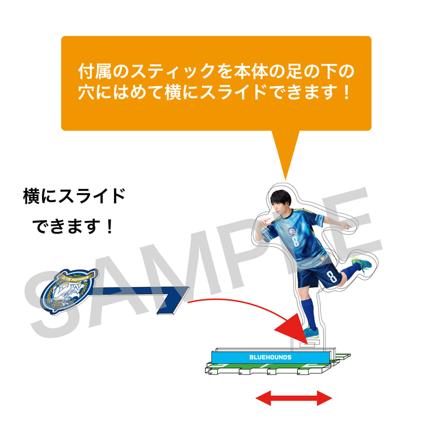 『ACTORS☆LEAGUE in Futsal 2025』ムービングアクリルスタンド Bloody White Cats