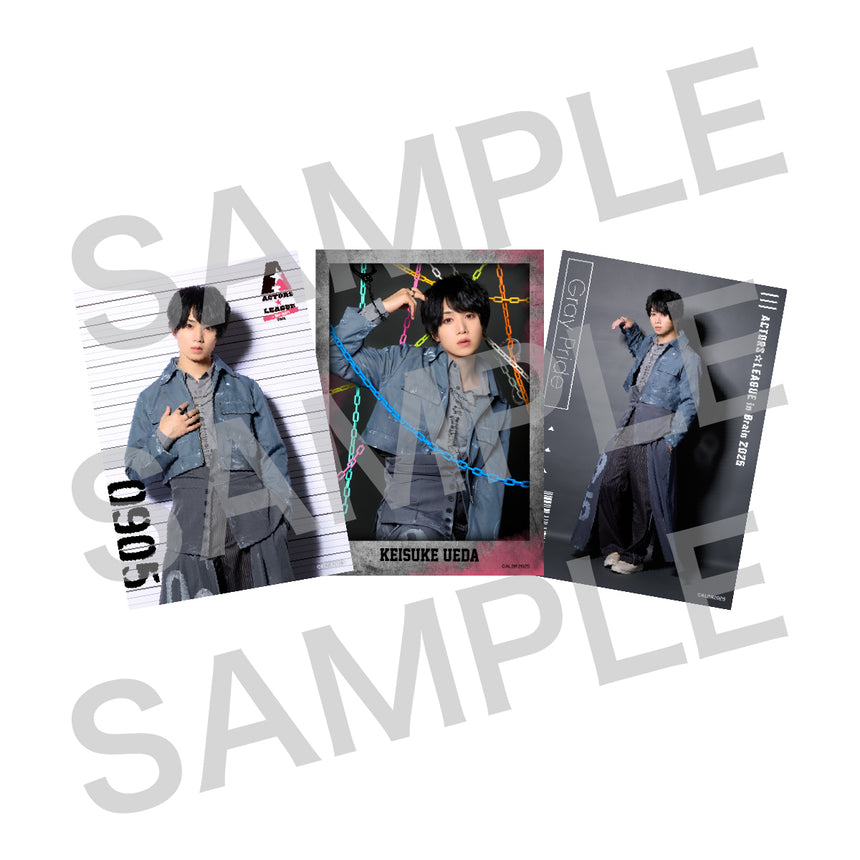 『ACTORS☆LEAGUE in Brain 2025』ブロマイド3枚セット Gray Pride
