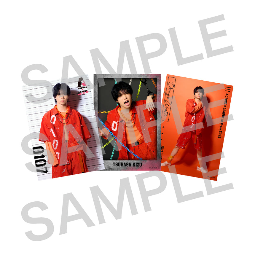 『ACTORS☆LEAGUE in Brain 2025』ブロマイド3枚セット Orange Wrath