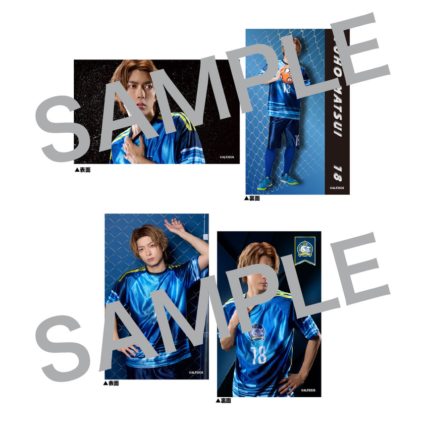 『ACTORS☆LEAGUE  in Futsal 2026』フォトカード 2枚セット Cheeky Blue Hounds