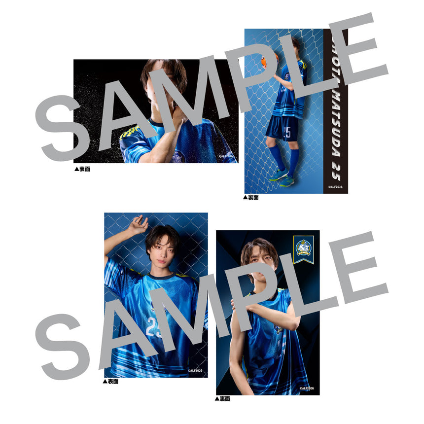 『ACTORS☆LEAGUE  in Futsal 2026』フォトカード 2枚セット Cheeky Blue Hounds