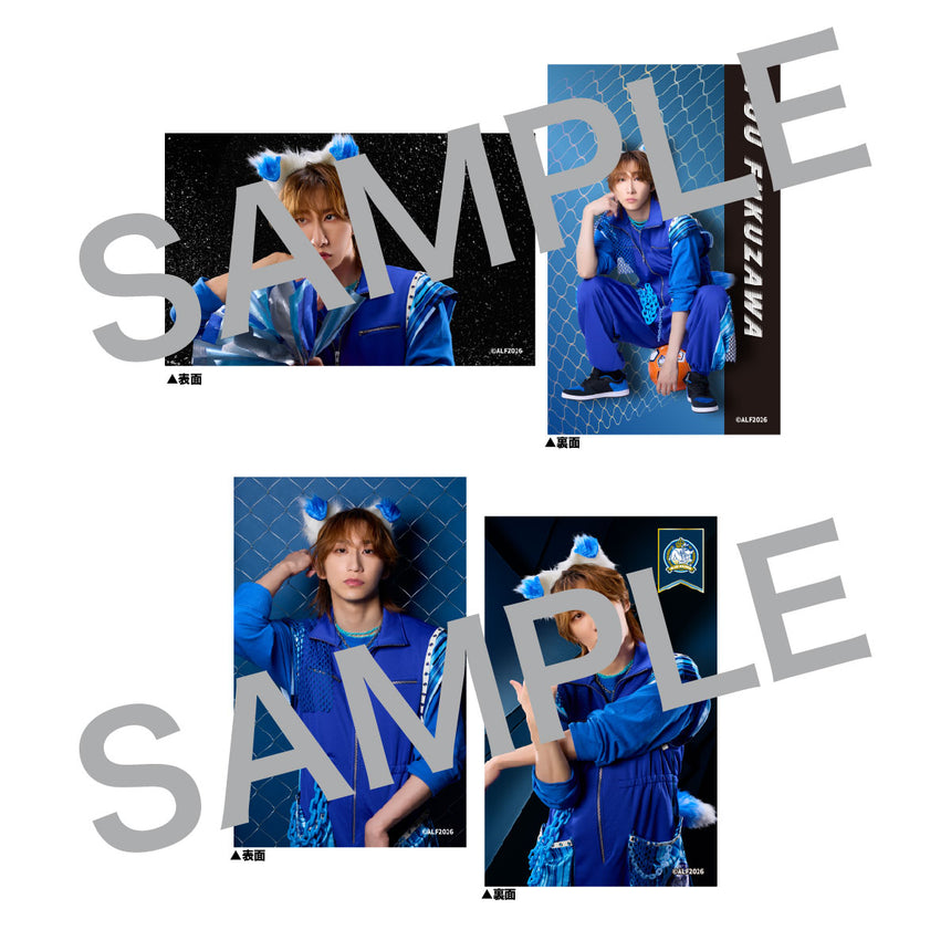 『ACTORS☆LEAGUE  in Futsal 2026』フォトカード 2枚セット Cheeky Blue Hounds