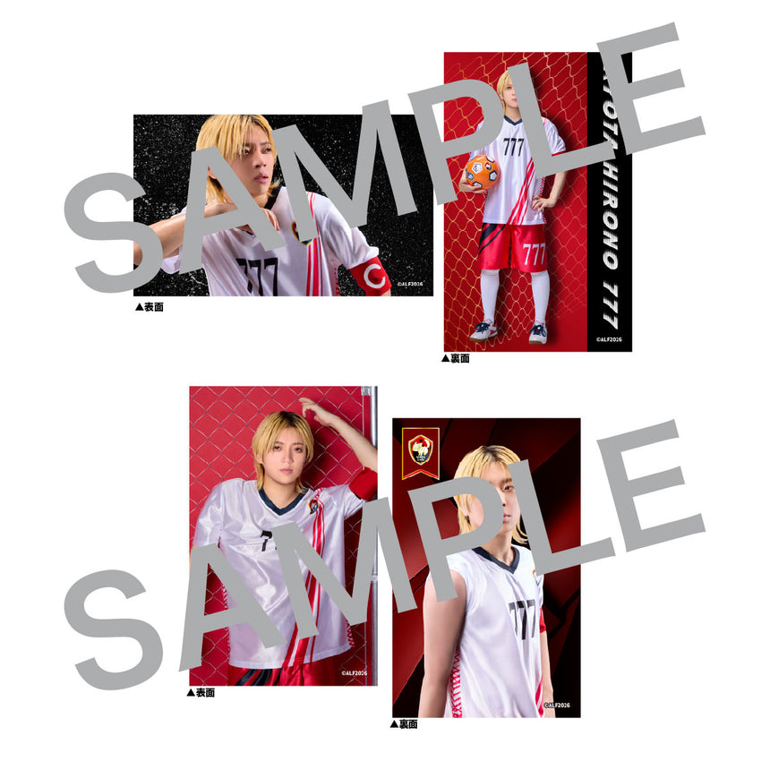 『ACTORS☆LEAGUE  in Futsal 2026』フォトカード 2枚セット Bloody White Cats
