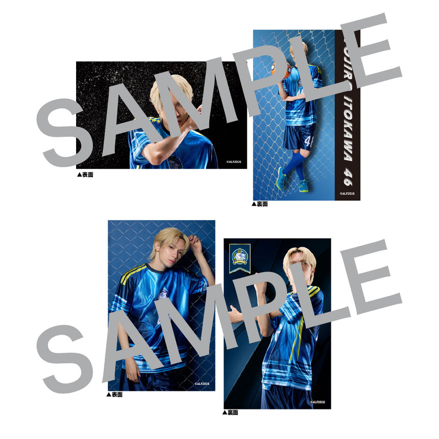 『ACTORS☆LEAGUE  in Futsal 2026』フォトカード 2枚セット Cheeky Blue Hounds