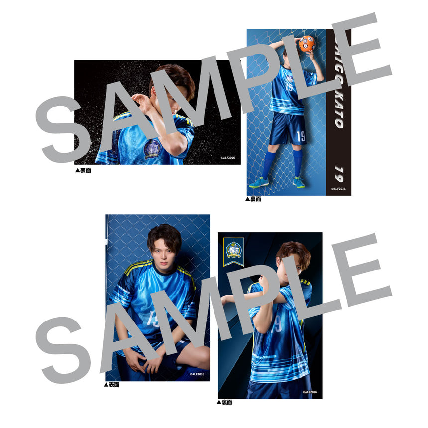 『ACTORS☆LEAGUE  in Futsal 2026』フォトカード 2枚セット Cheeky Blue Hounds
