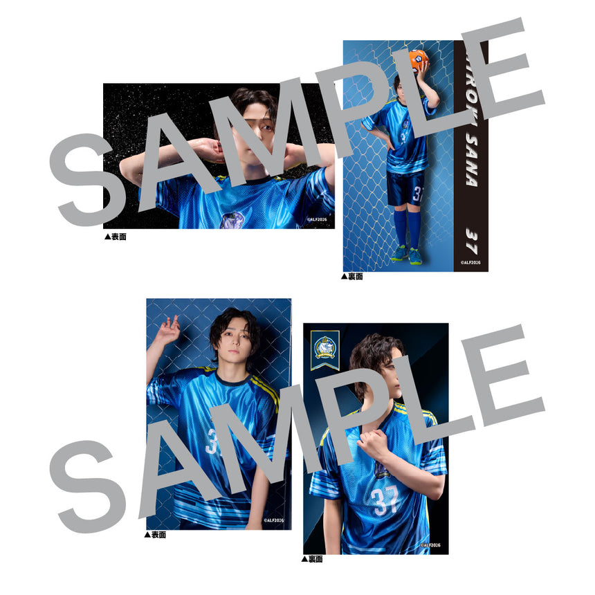 『ACTORS☆LEAGUE  in Futsal 2026』フォトカード 2枚セット Cheeky Blue Hounds