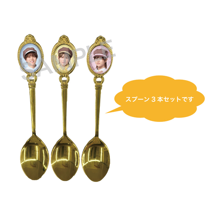 『ACTORS☆LEAGUE Collabo Cafe in SWEETS PARADISE』カトラリー3本セット