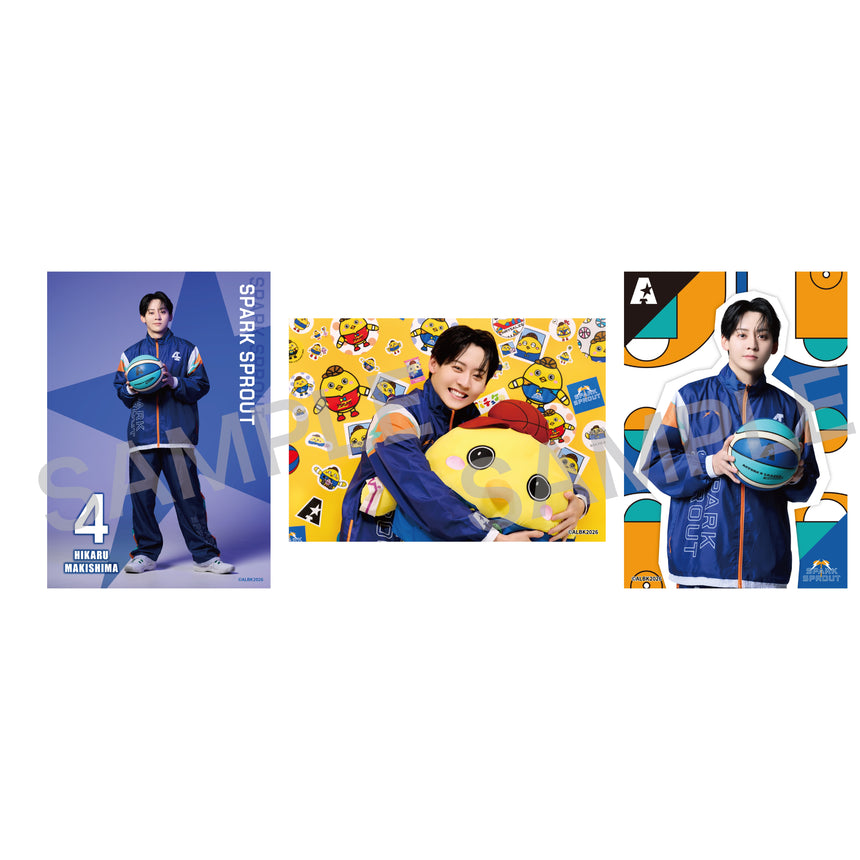 『ACTORS☆LEAGUE in Basketball 2026』ブロマイド3枚セット SPARK SPROUT
