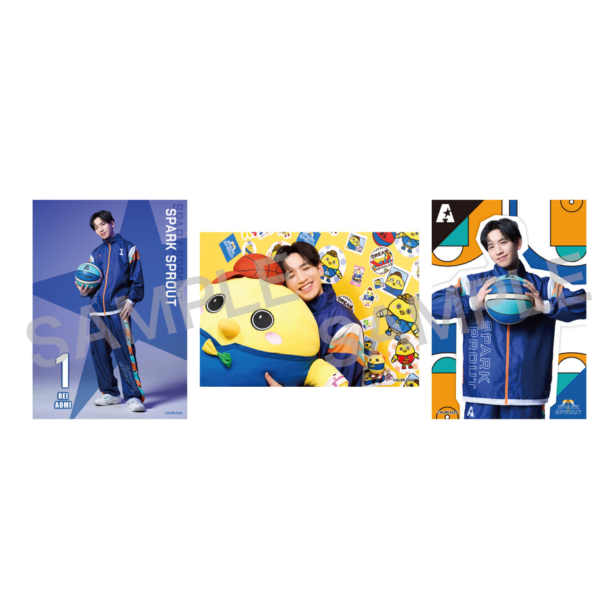 『ACTORS☆LEAGUE in Basketball 2026』ブロマイド3枚セット SPARK SPROUT