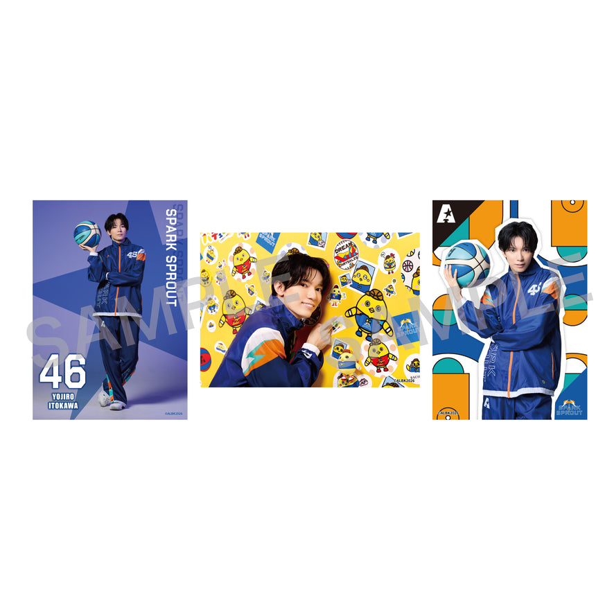 『ACTORS☆LEAGUE in Basketball 2026』ブロマイド3枚セット SPARK SPROUT