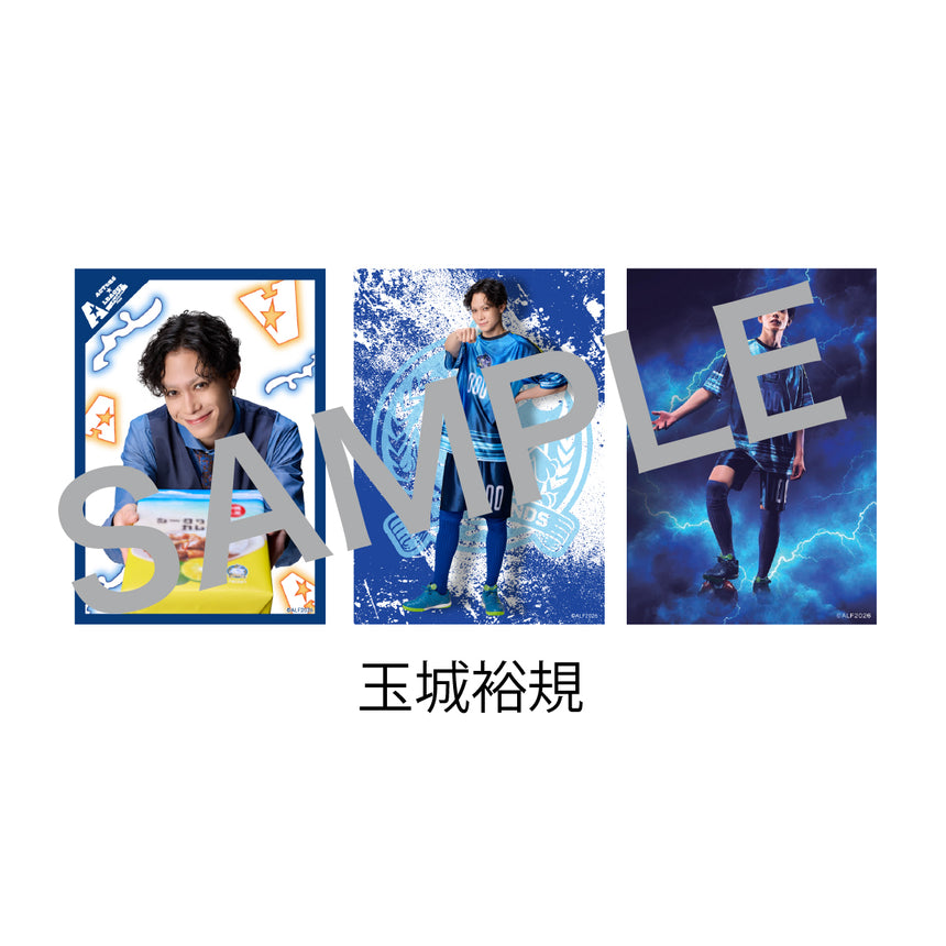 『ACTORS☆LEAGUE  in Futsal 2026』 ブロマイド3枚セット Cheeky Blue Hounds
