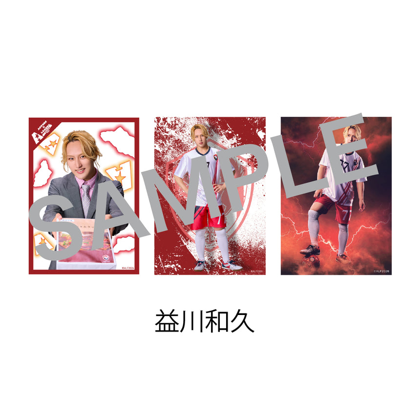 『ACTORS☆LEAGUE  in Futsal 2026』 ブロマイド3枚セット Bloody White Cats