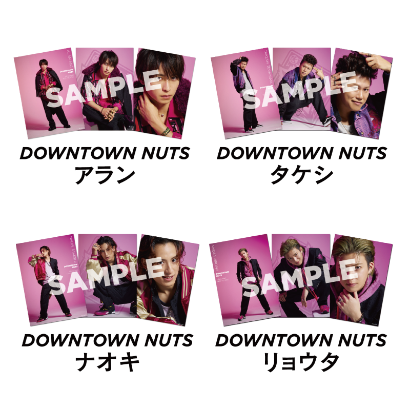 ブロマイドセット　Downtown Nuts