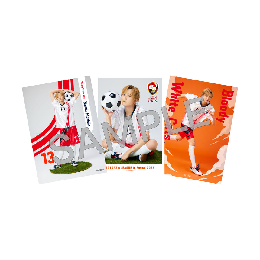 『ACTORS☆LEAGUE in Futsal 2025』ブロマイド３枚セット Bloody White Cats