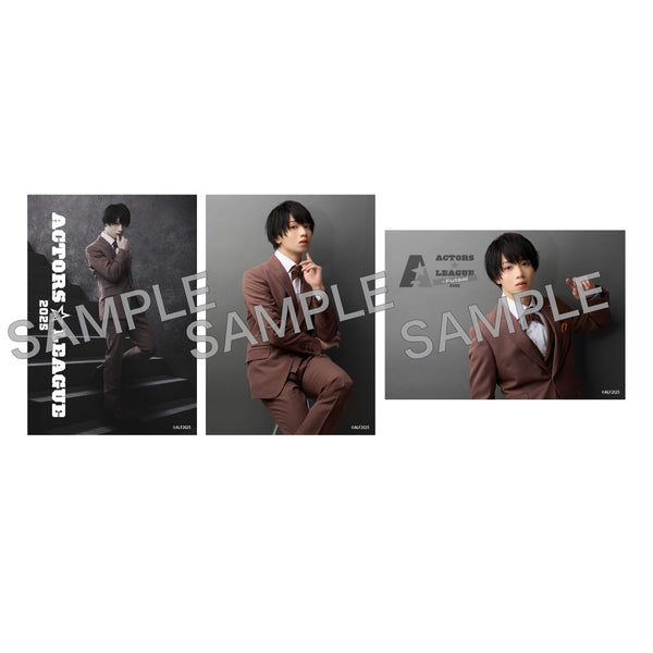 GOATBED/合成俳優 特典DLカード付/cali≠gari新品未開封品 ACTORS☆LEAGUE 2025』植田プロデューサーブロマイド3枚セット